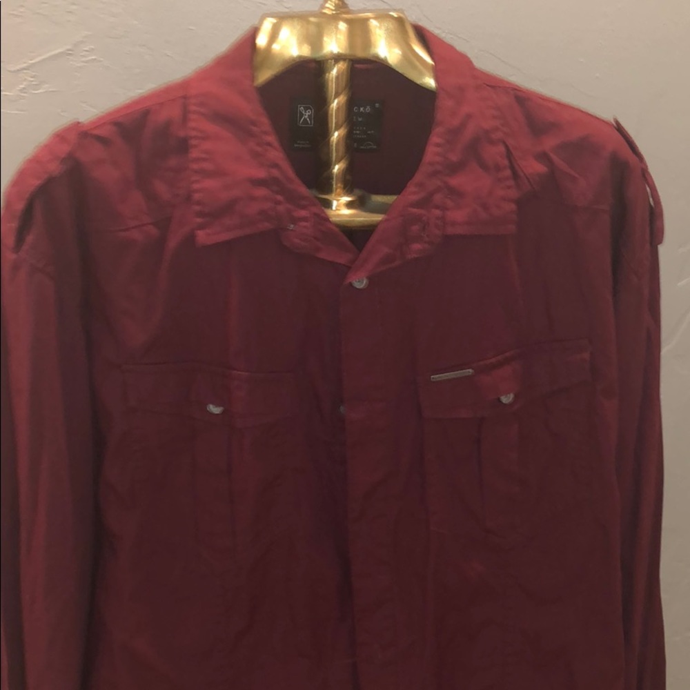 Maroon Marc Ecko shirt
